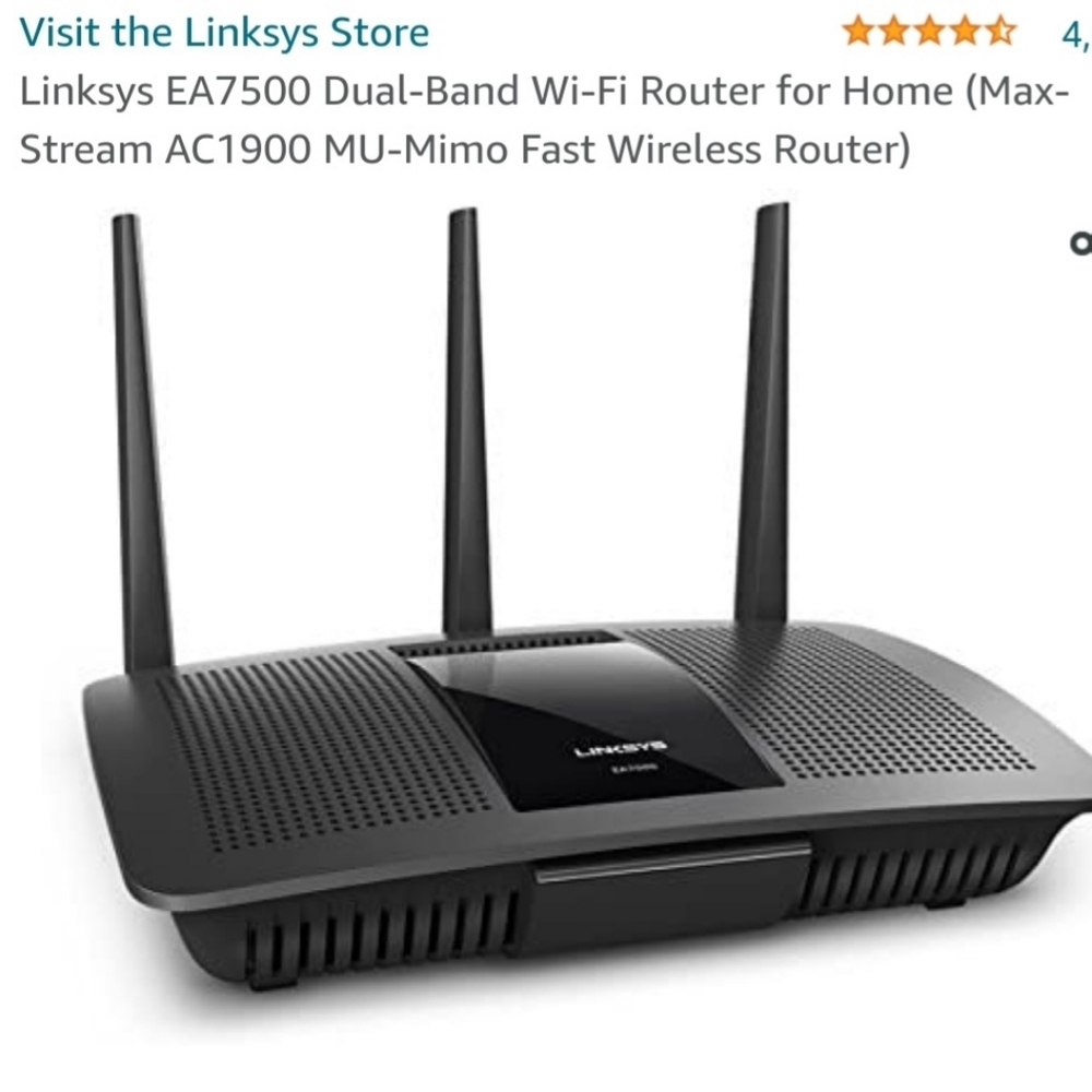 Linksys EA7500 wifi router